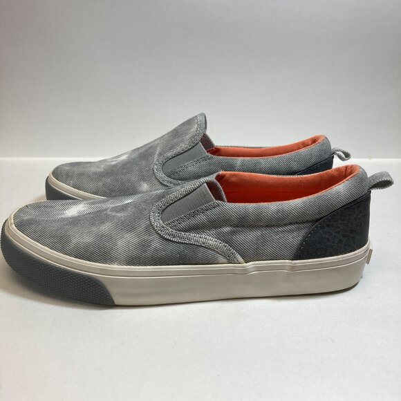 Old Navy Slip on Loafer Shoes Grey Smoke Boys 2 Slip on the Day - Picture 2 of 11